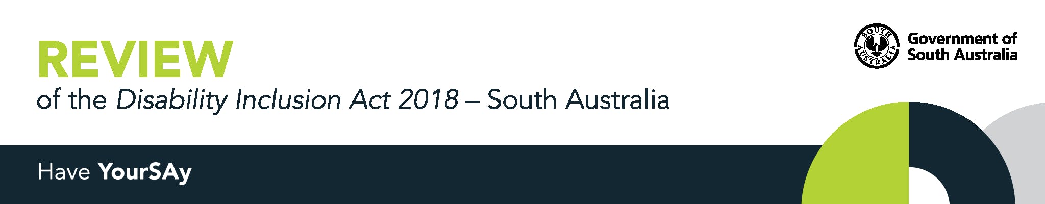 Review of the Disability Inclusion Act 2018 (SA) | YourSAy